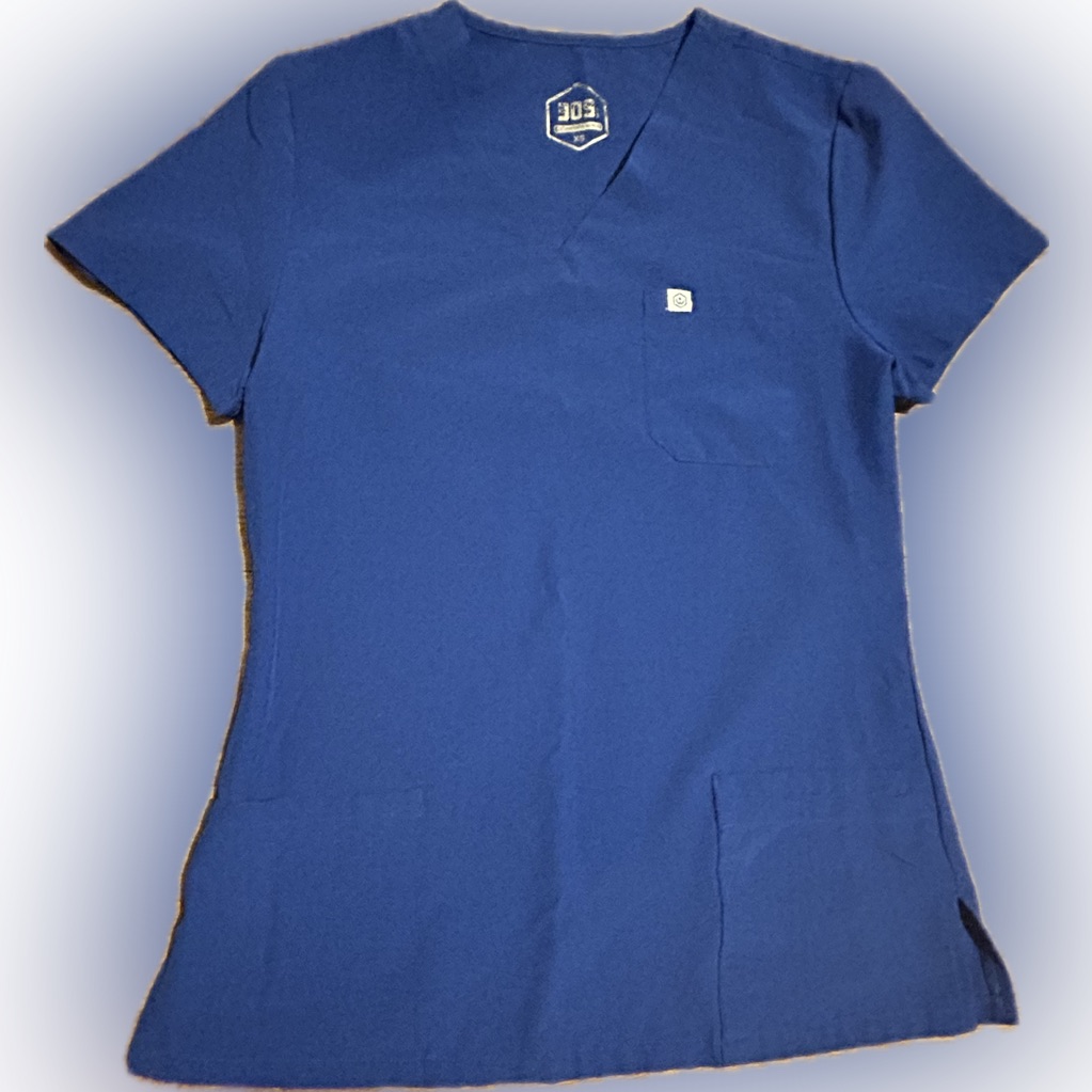 Women’s 309 Xs Dark Blue Scrub Top.